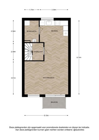 Floorplan - Brandts Buyspark 3, 7425 GG Deventer